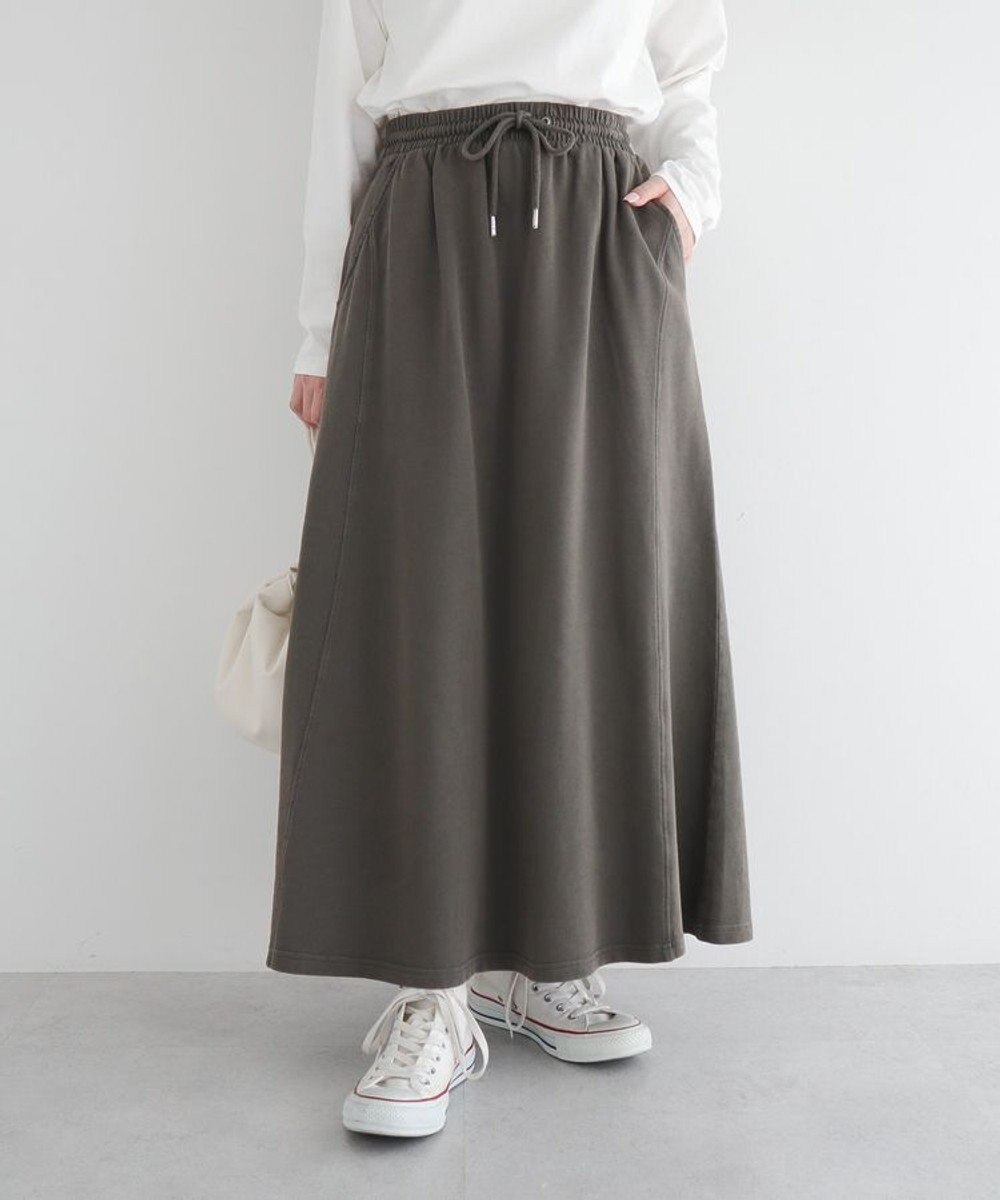 Green Parks ・ＳＵＧＡＲ　ＳＰＯＯＮ　ピグメントスウェットスカート 