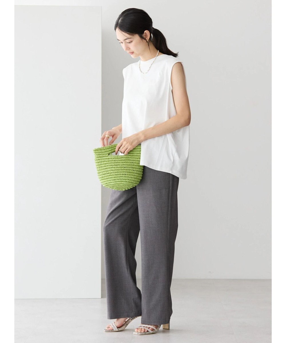 AMERICAN HOLIC 接触冷感ショルダータックノースリーブプルオーバー 