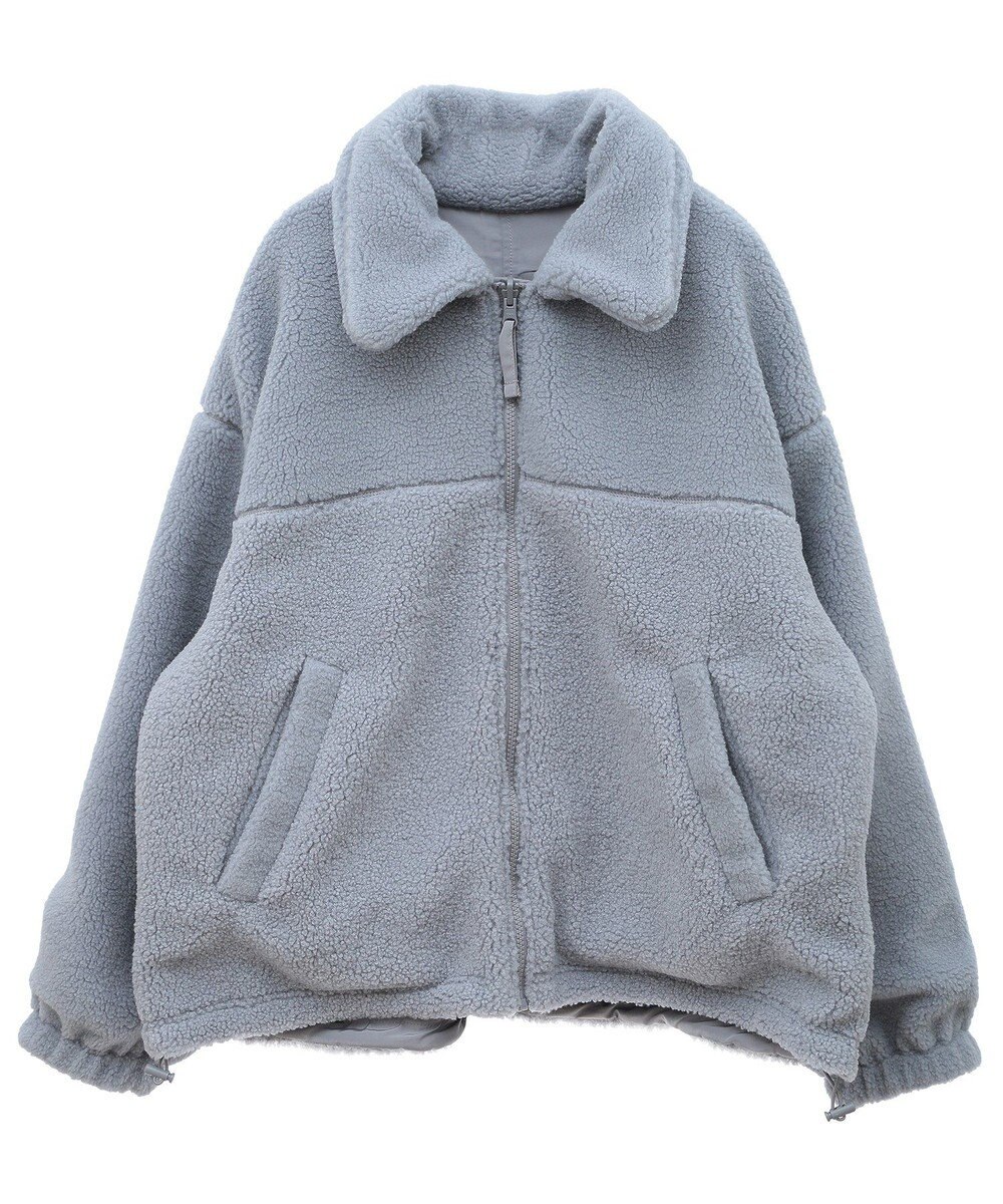 Green Parks リバーシブルコンビボアブルゾン 