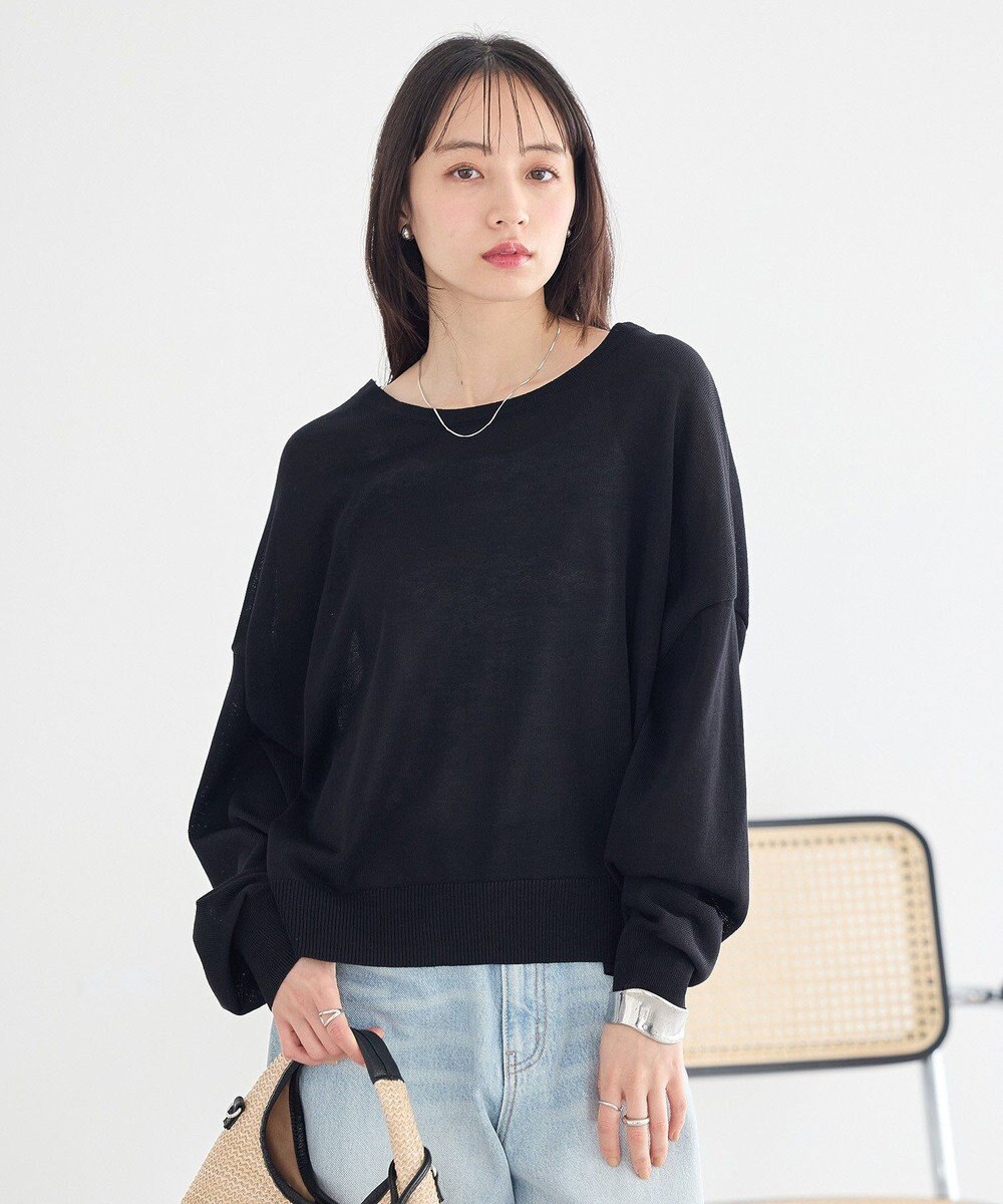 earth music&ecology 【2WAY】レーストリムシアーニットカーディガン 