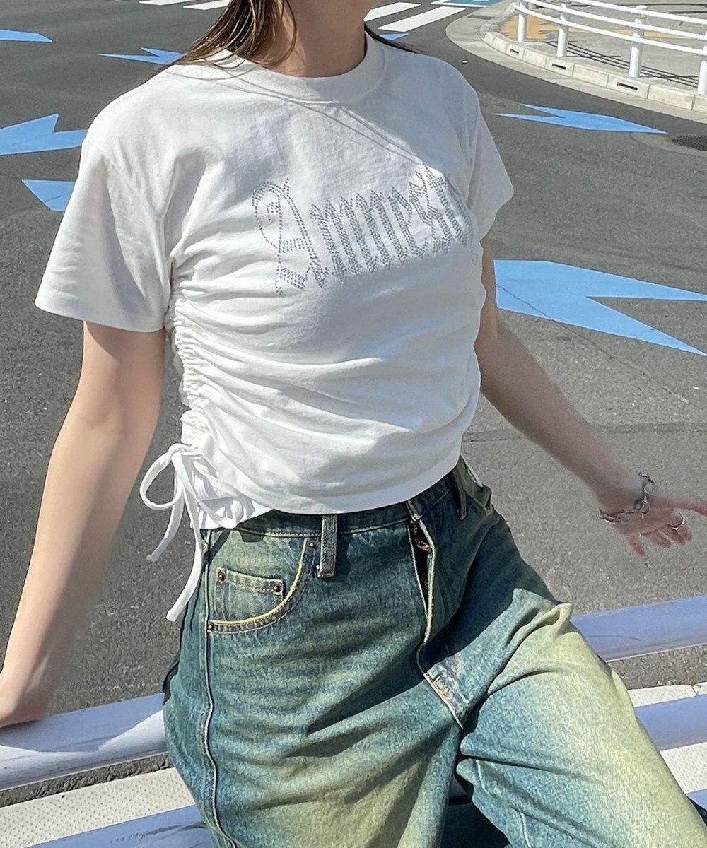 WEGO サイドドロストラインストーンT 