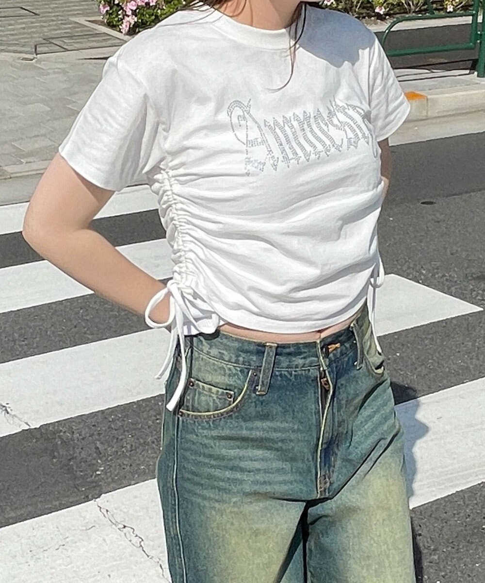 WEGO サイドドロストラインストーンT 