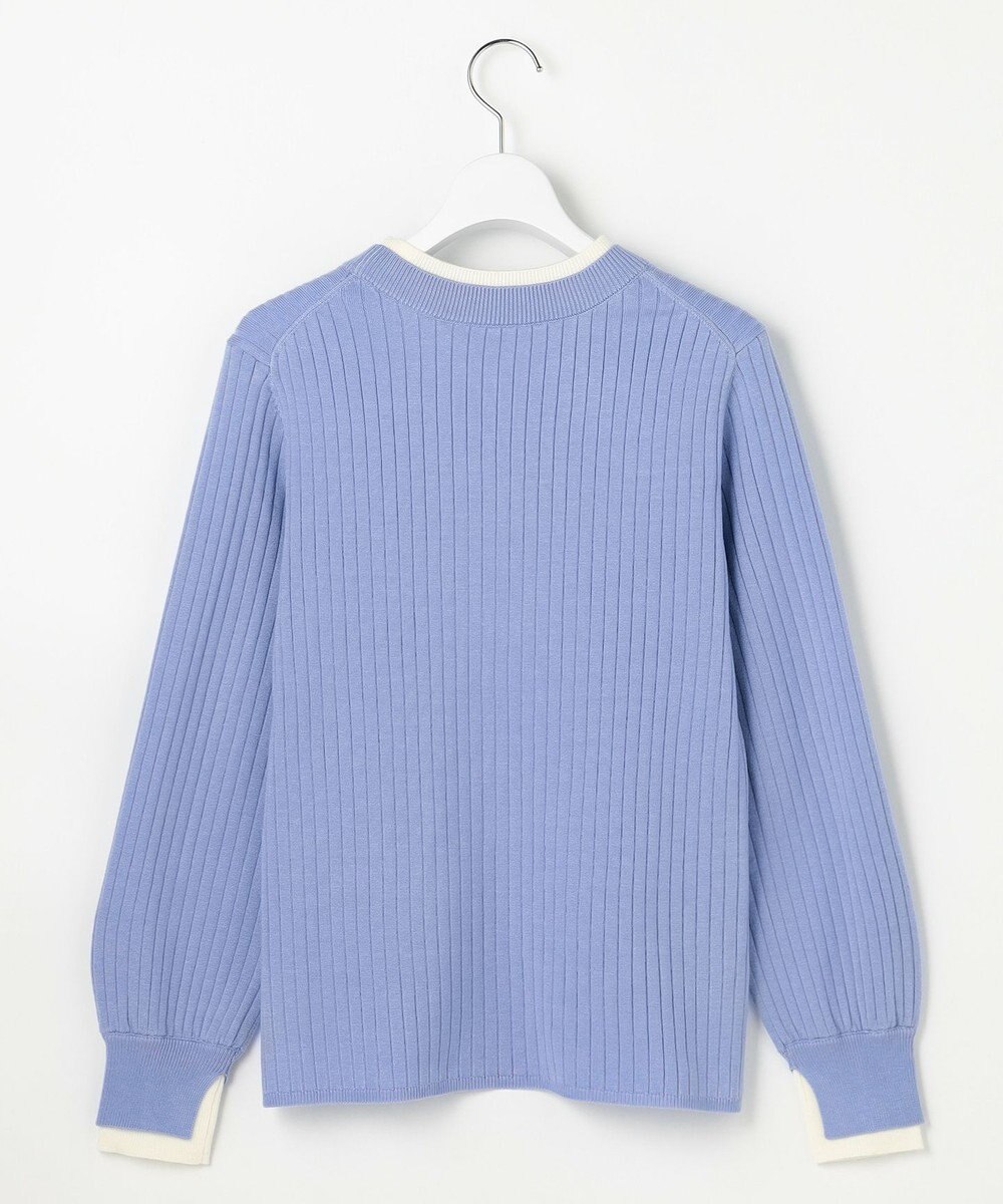 ANY SIS S 【WEB・一部店舗限定】ダブルカラー ニット 