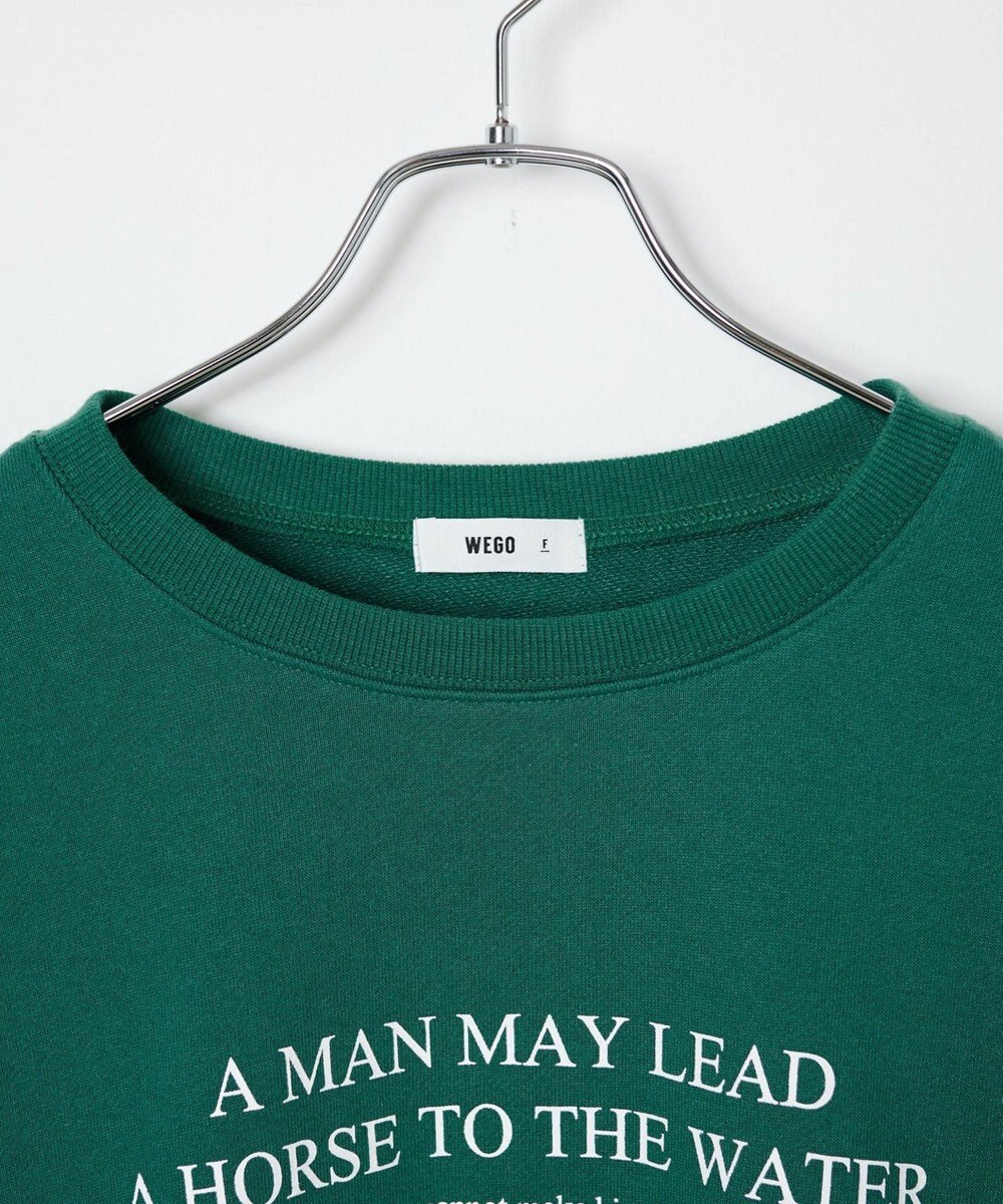 WEGO クロップドスウェット 