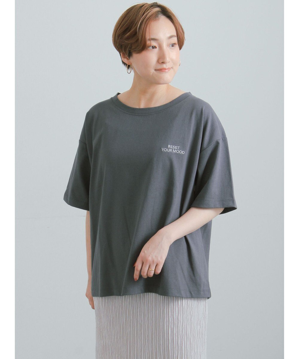 Te chichi 胸刺繍&バックプリントBIGTシャツ 