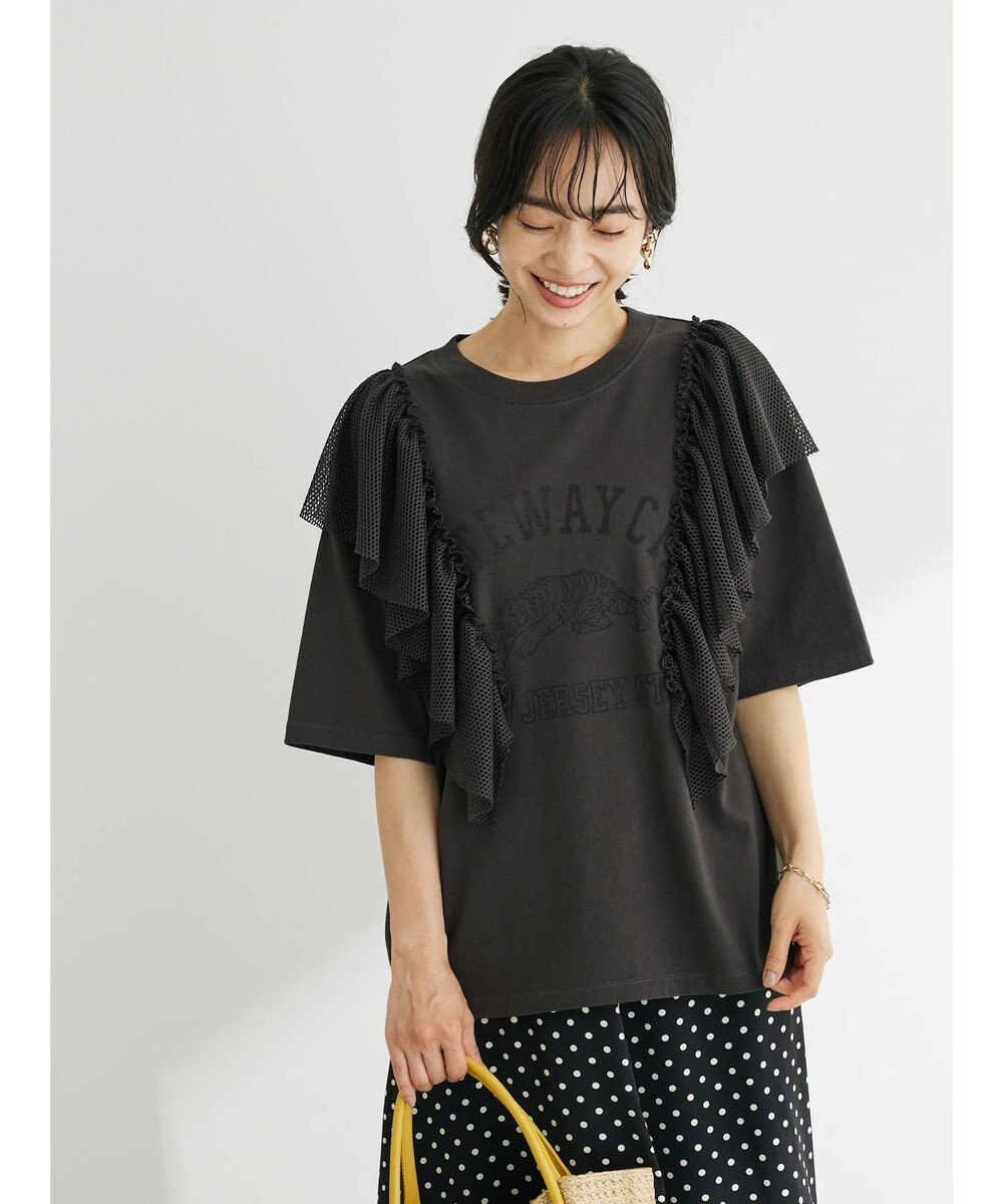 Green Parks ・ＳＵＧＡＲ　ＳＰＯＯＮ　カレッジｐｔラッフルＴシャツ 