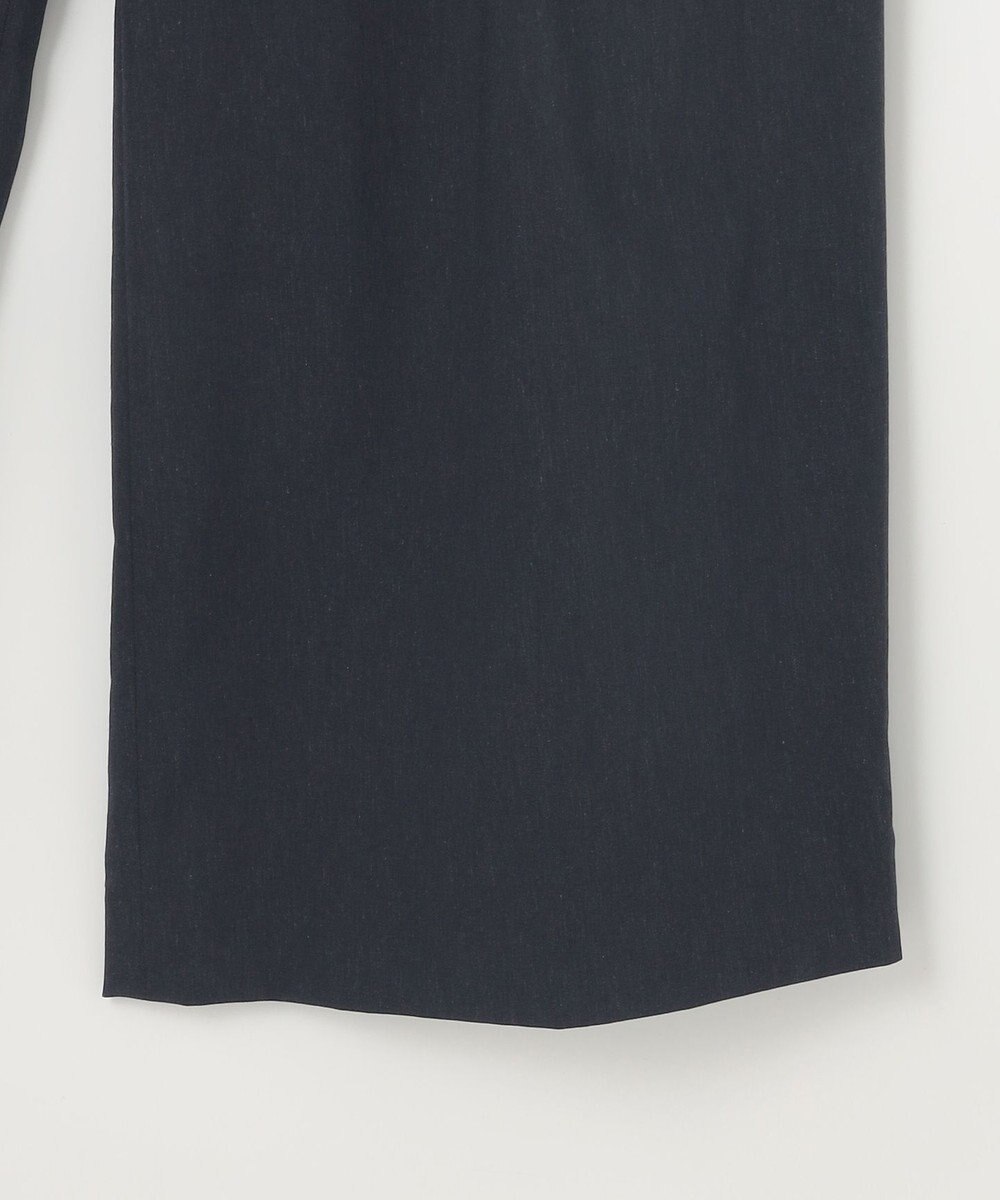 J.PRESS LADIES 【洗える】セルロースリネンストレッチ タックワイドパンツ 