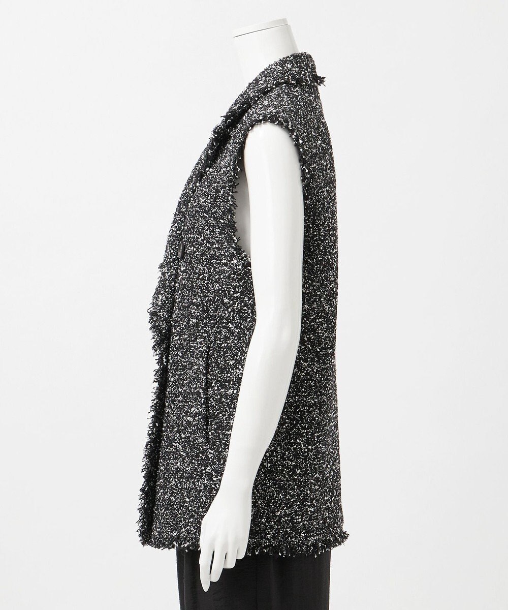 23区 L 【GOLD LABEL】CAMPOREバイカラーツイード ジレ 