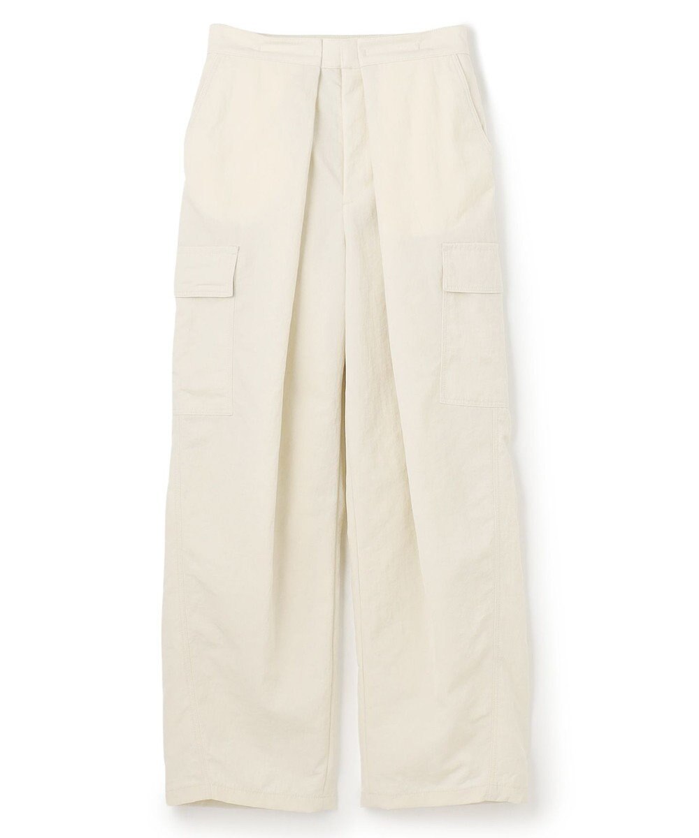 BEIGE， 【洗える】ACANTHUS / カーヴィーシルエットカーゴパンツ 