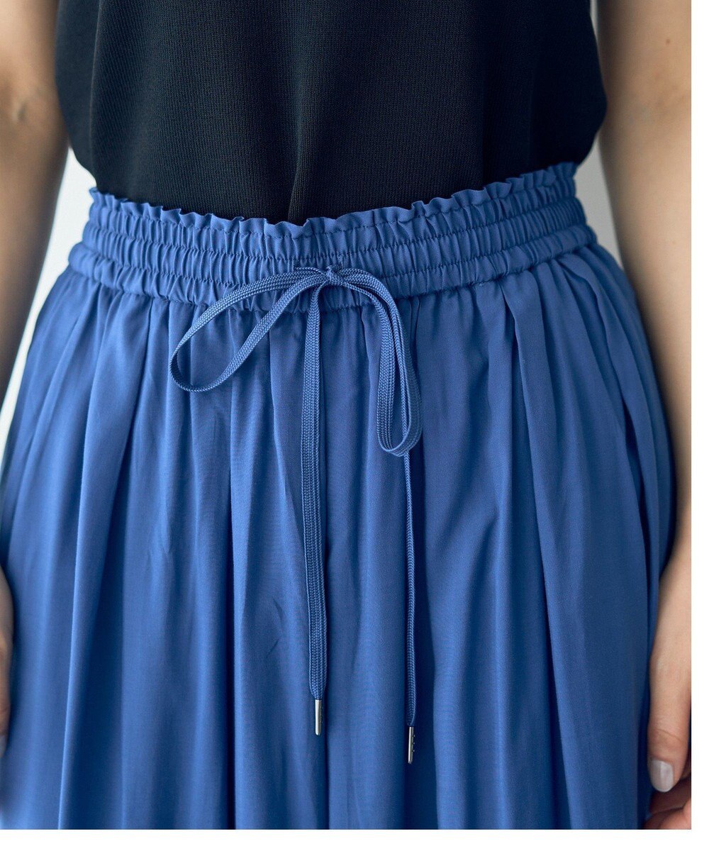 YECCA VECCA シルキータックワイドパンツ 