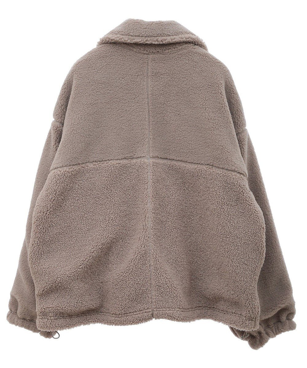 Green Parks リバーシブルコンビボアブルゾン 