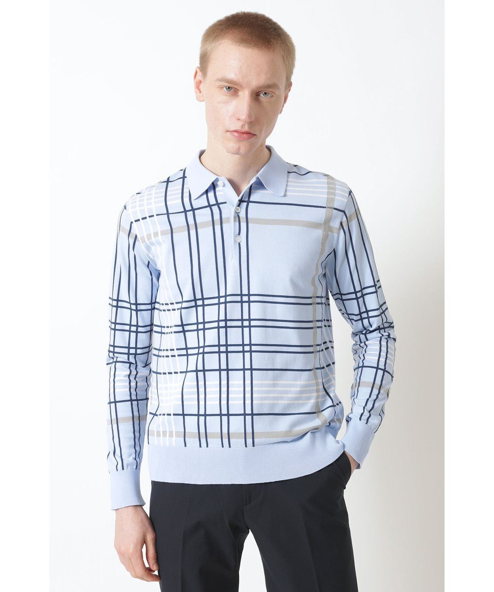 DAKS イノベーション チェック ポロ 