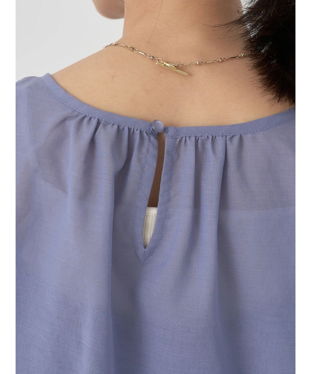 earth music&ecology シャーリングシアーブラウス 