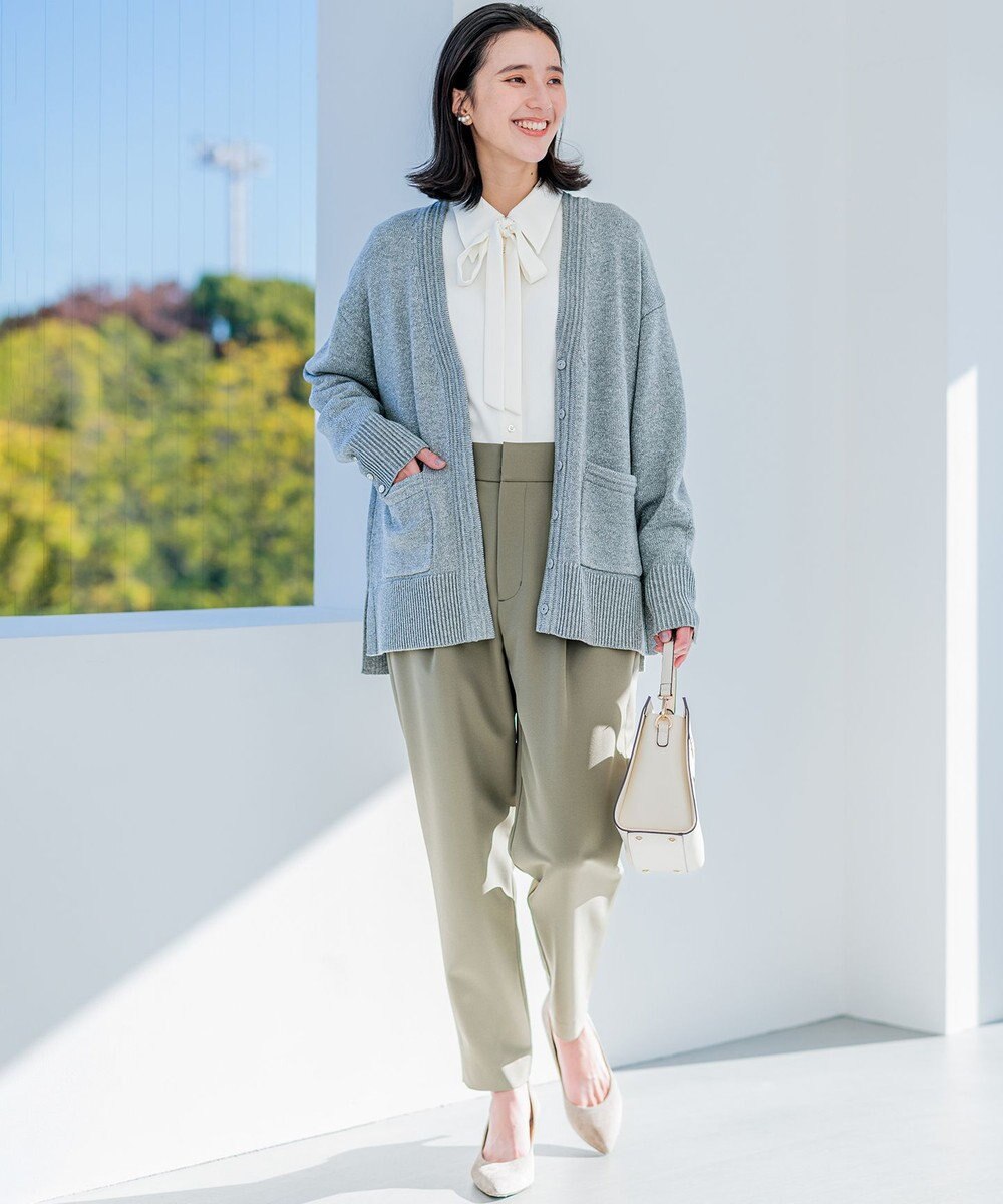 組曲 【WEB限定】SOBANEラメカーディガン 