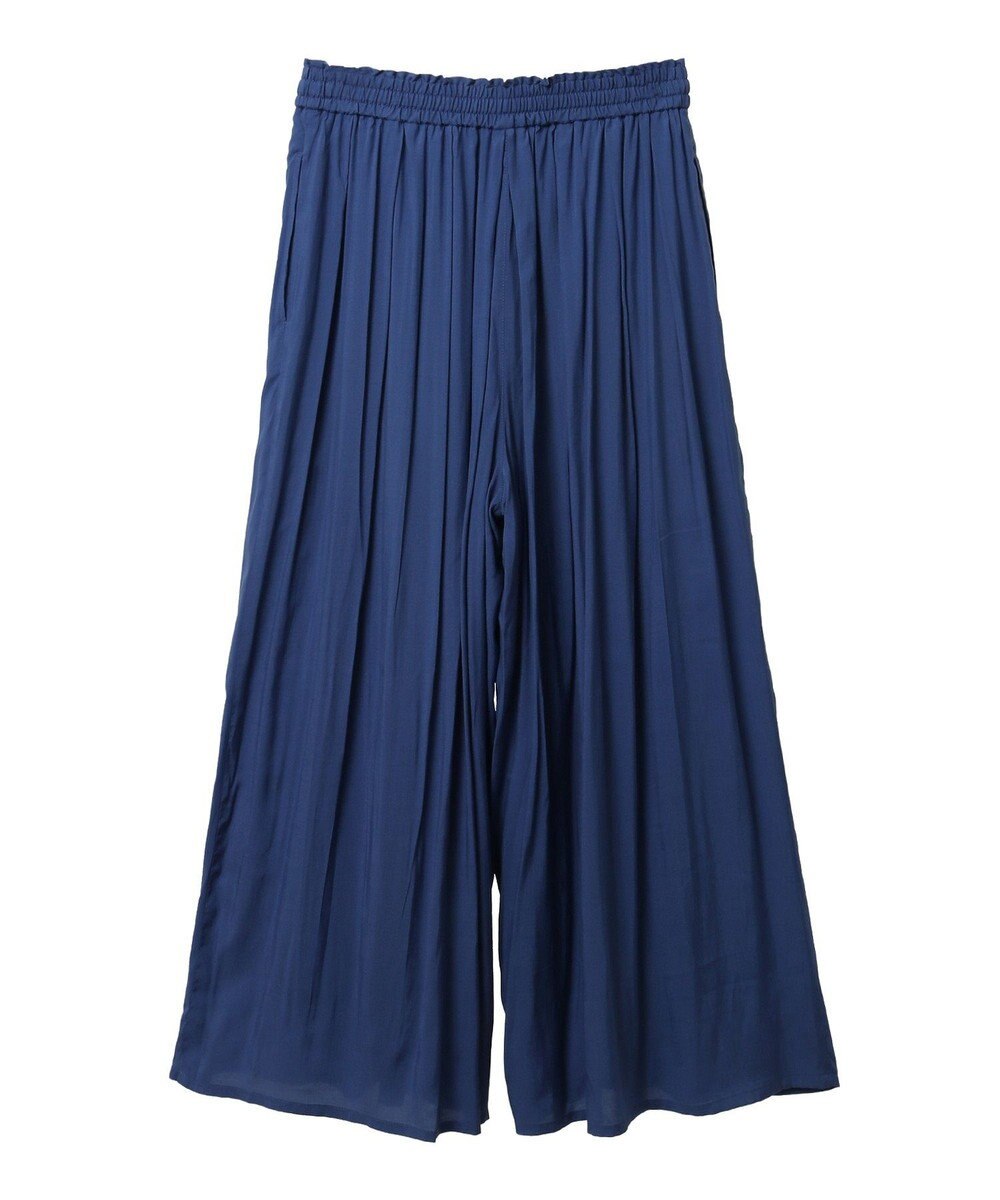 YECCA VECCA シルキータックワイドパンツ 