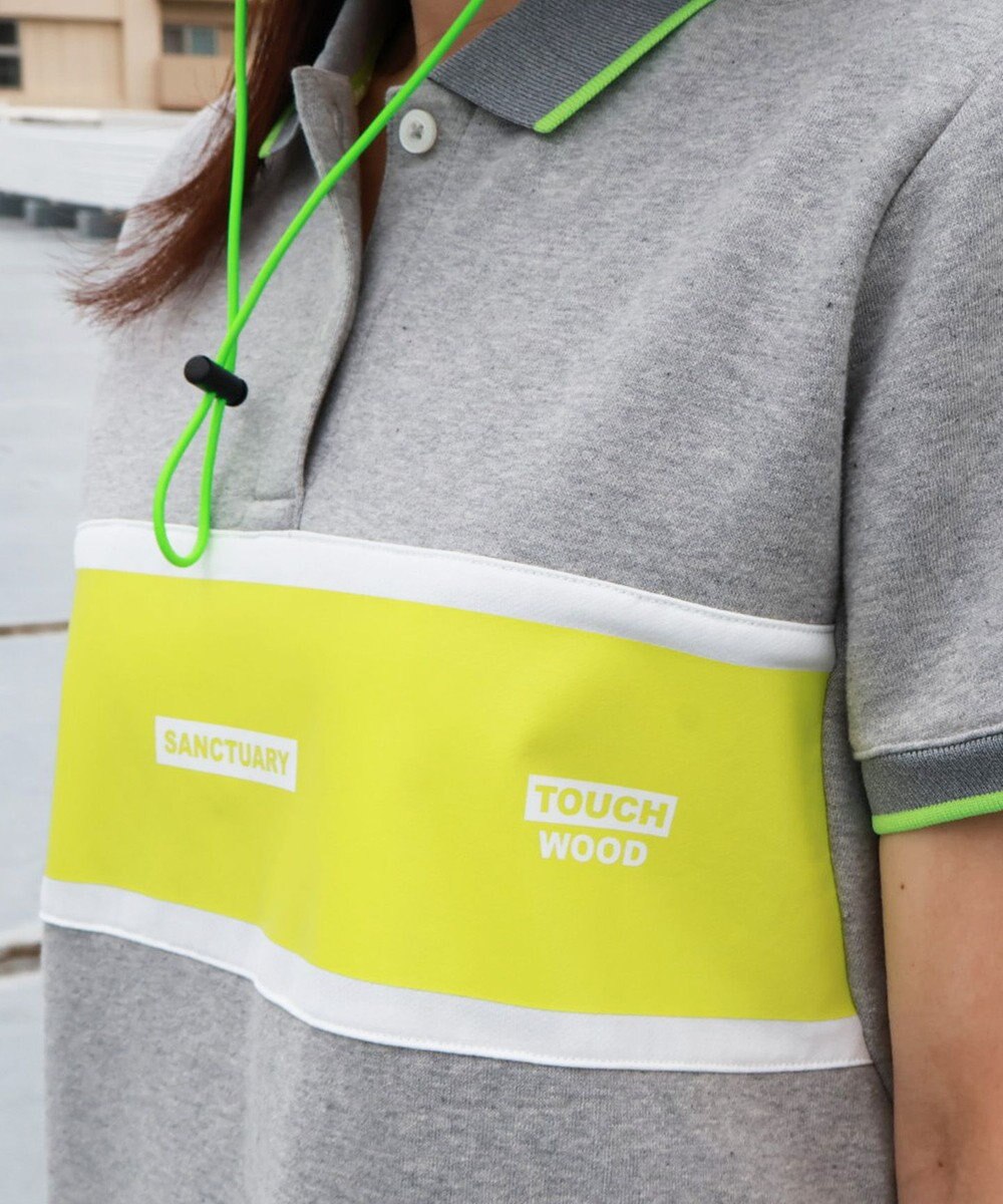 PW CIRCULUS 【WOMEN】【洗える】裏毛 ロゴ ポロ ワンピース ゴルフウェア レディース 