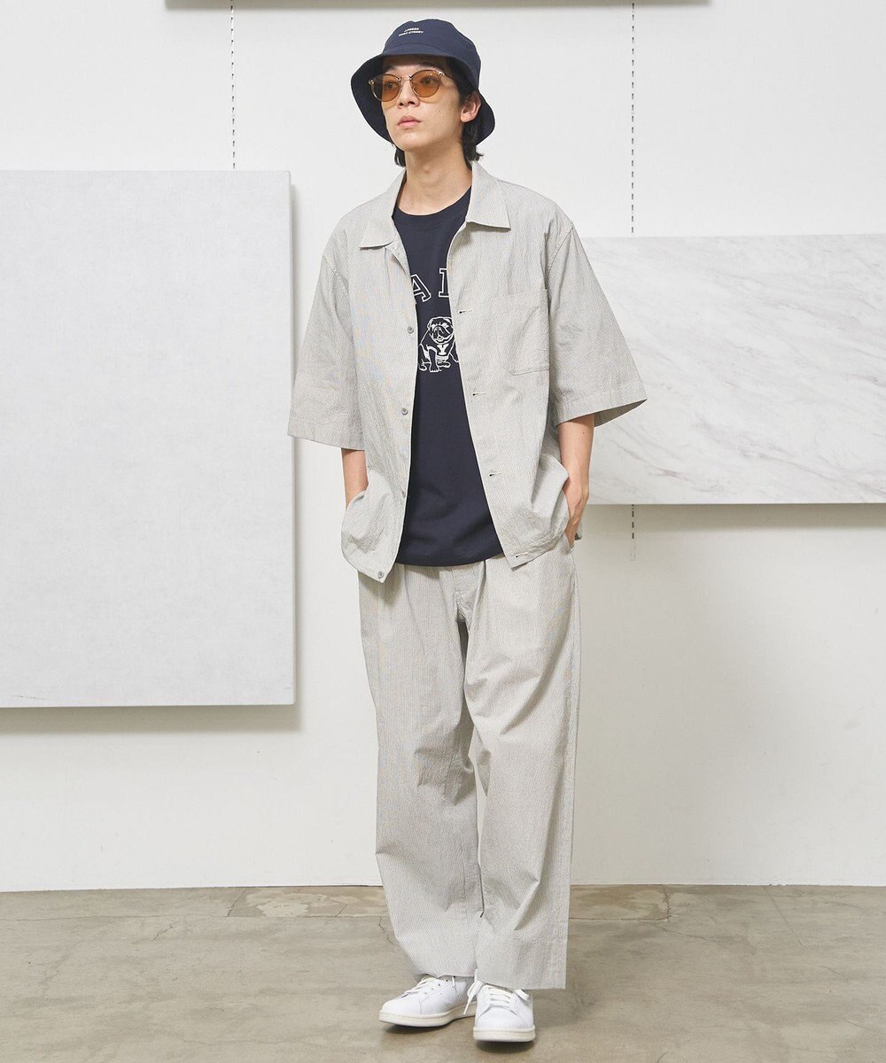 J.PRESS YORK STREET 【UNISEX】YALEブルドックプリント Tシャツ 