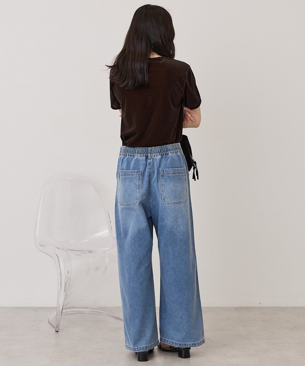 AMERICAN HOLIC シアーベロア配色プルオーバー 