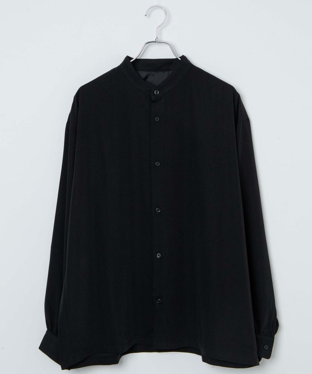 WEGO トロミBIGバンドカラーシャツ 