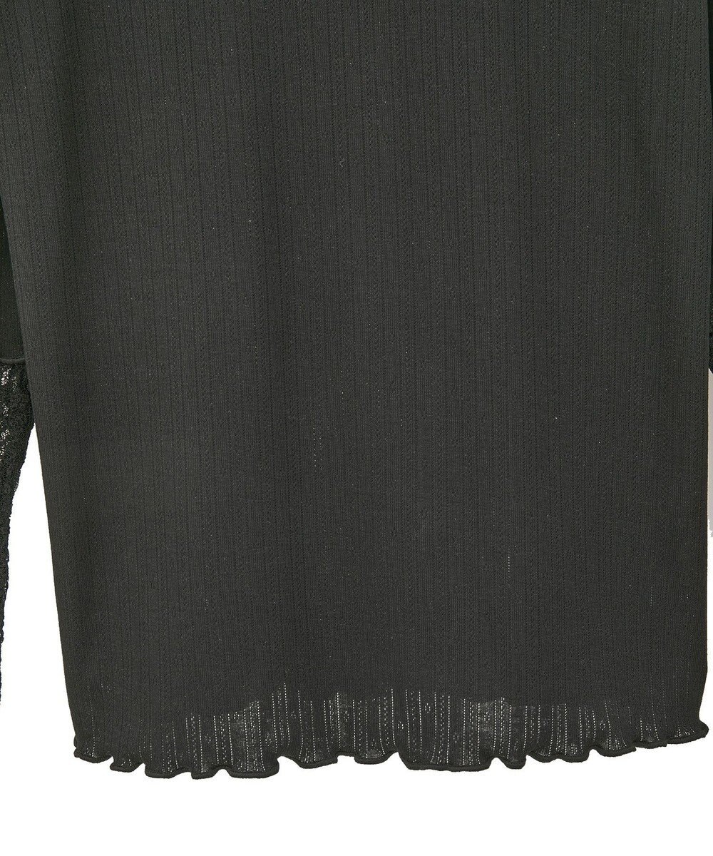 earth music&ecology レース×アイレットプルオ－バー 