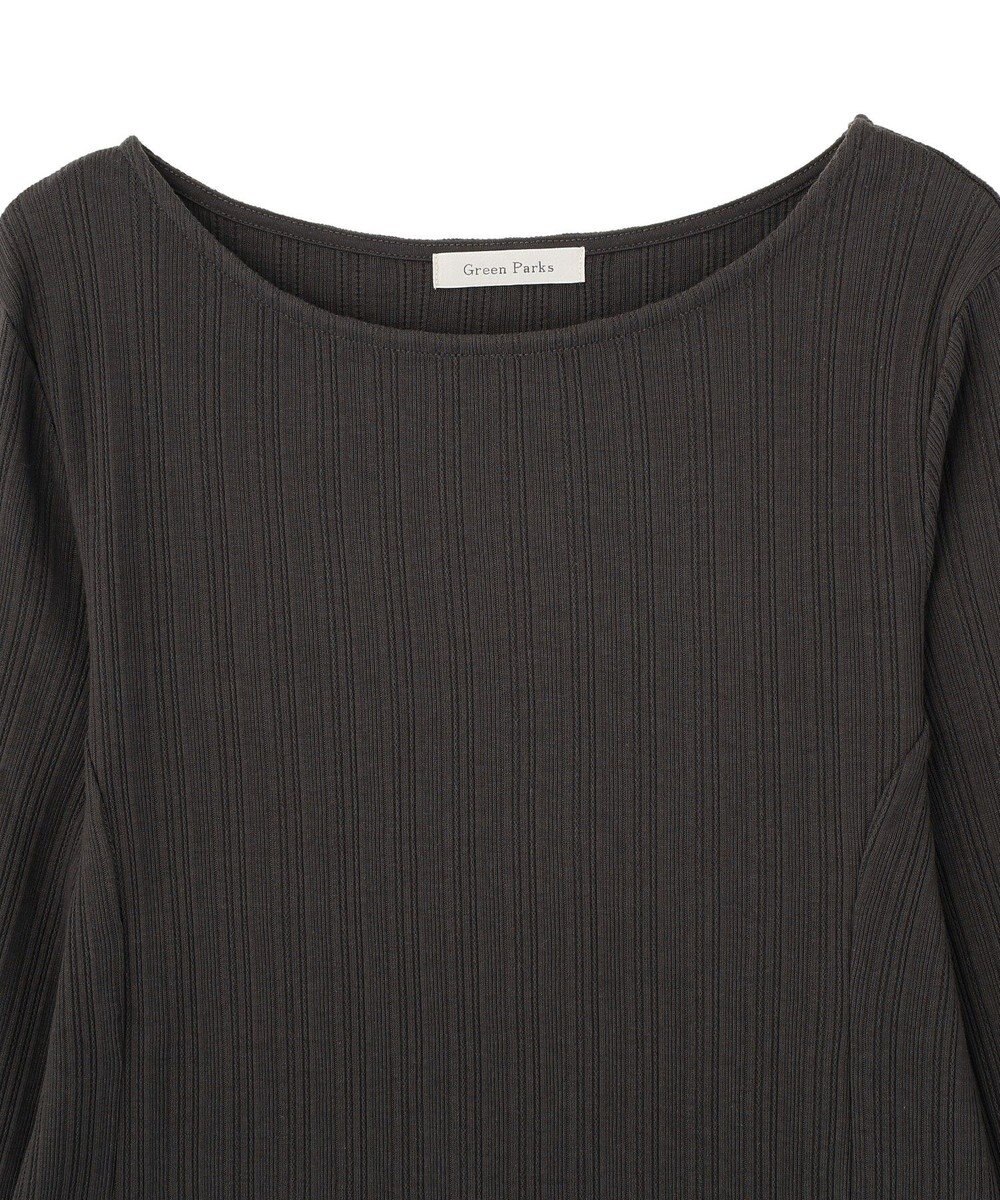 Green Parks チェーンリブカットプルオーバー 