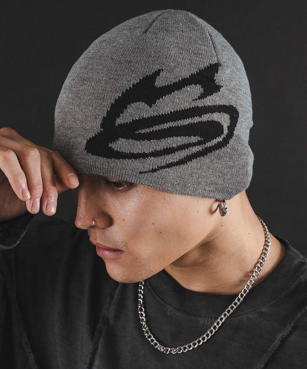 WEGO 【ユニセックス着用ITEM】MA55IVE　ロゴシングルニットワッチ 