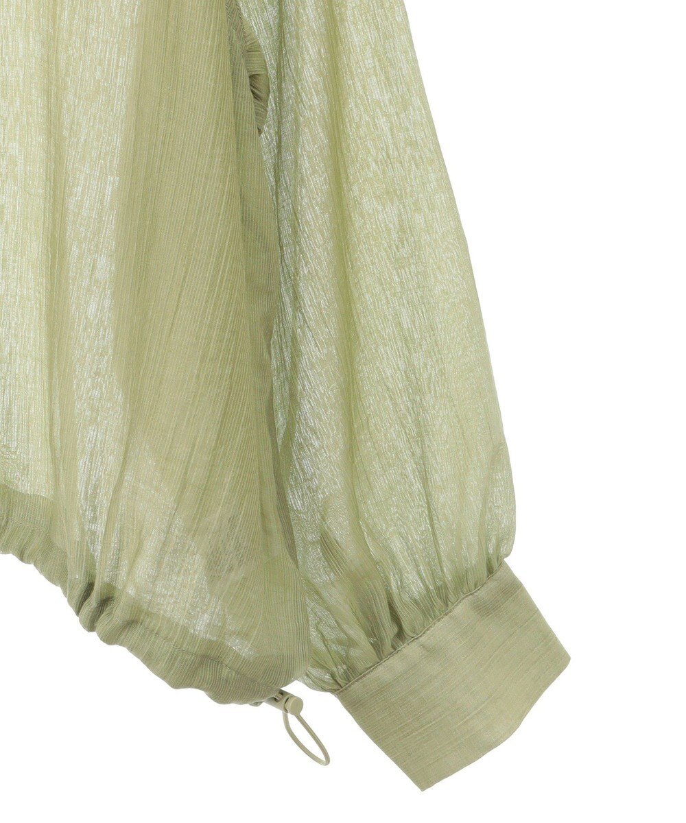 Green Parks 裾ドロストシアーシャツ 