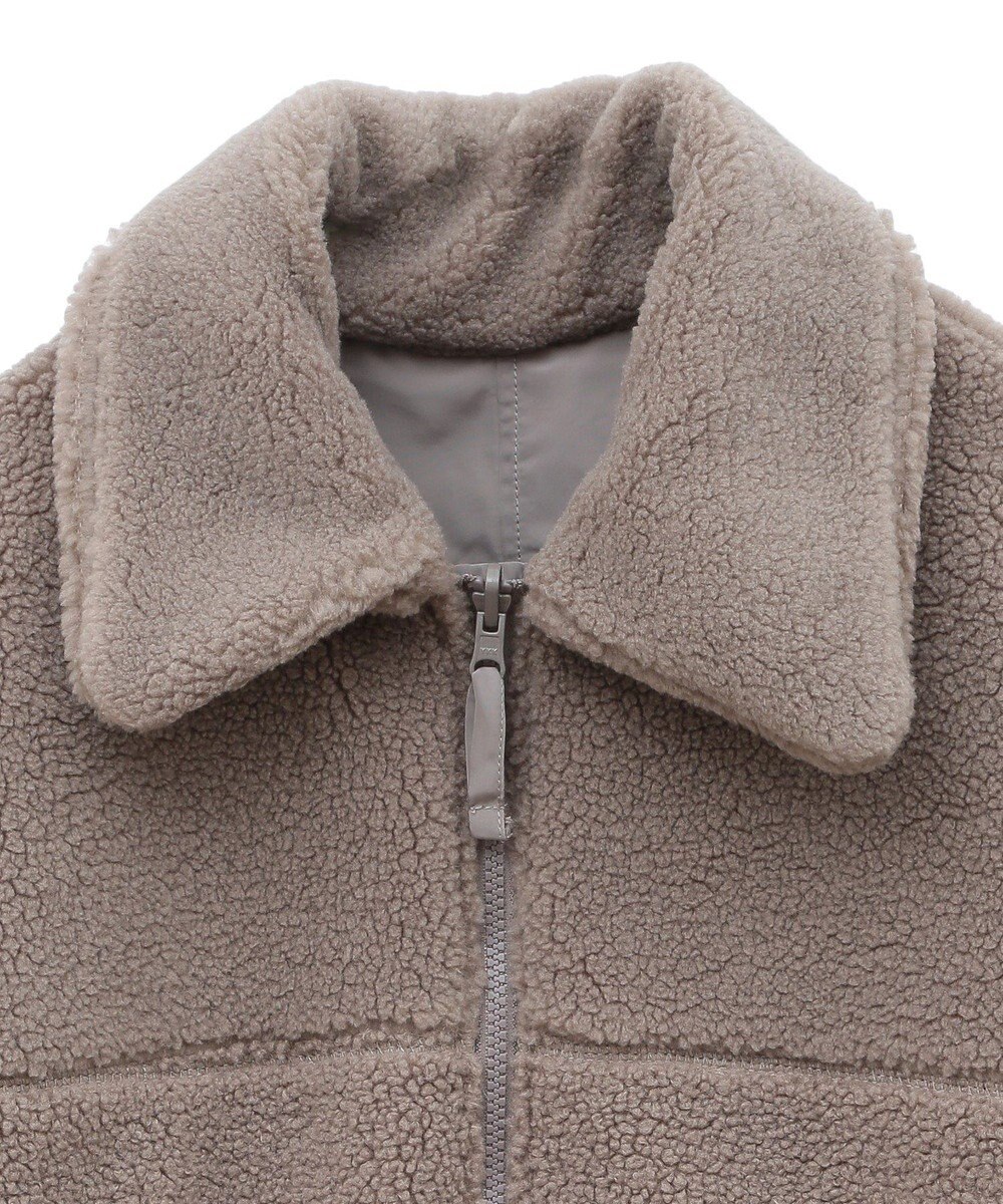 Green Parks リバーシブルコンビボアブルゾン 