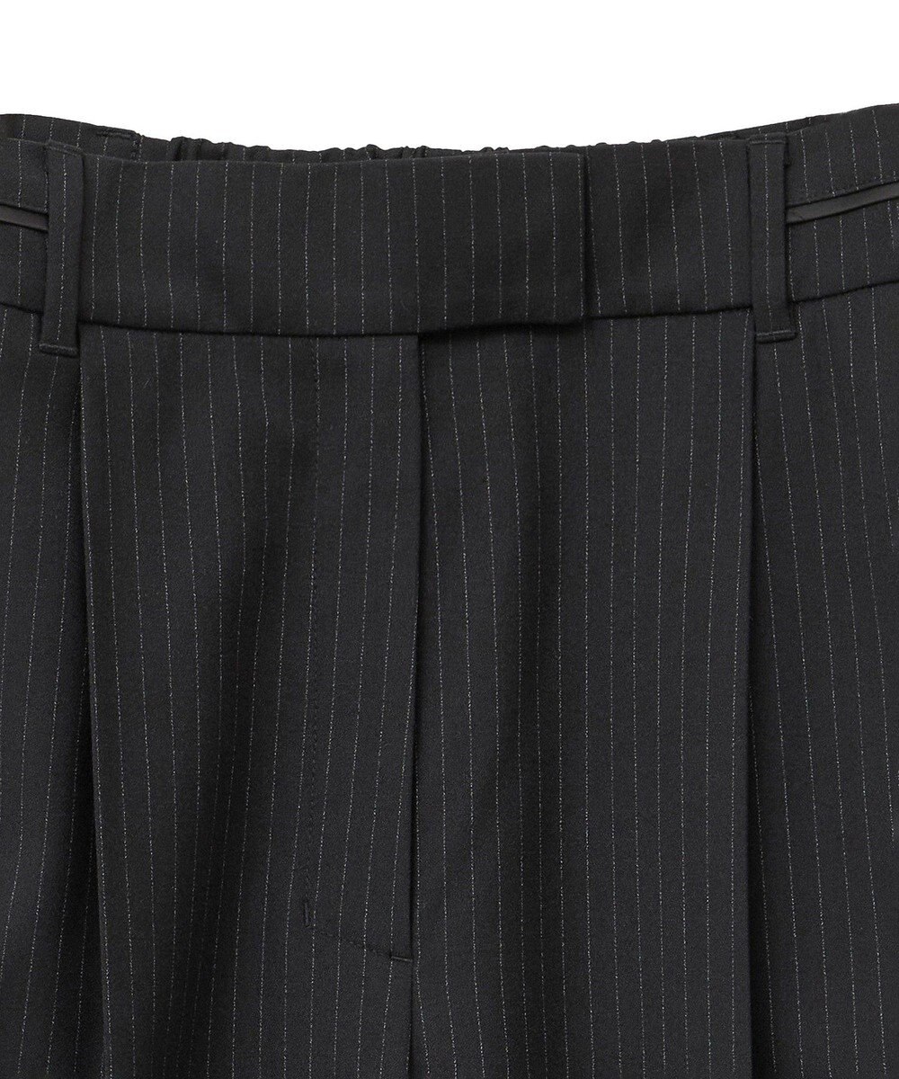 YECCA VECCA ウエストデザインワイドストレートパンツ 