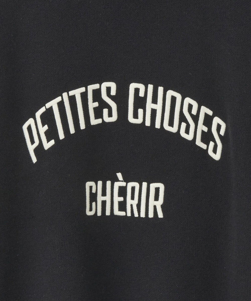 AMERICAN HOLIC コットンブレンドスウェットライクロゴニットトップス 