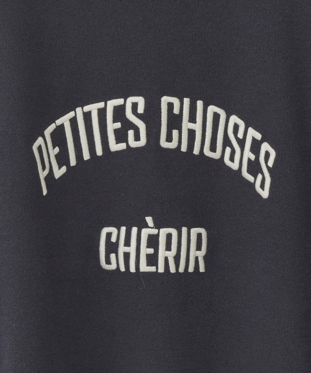 AMERICAN HOLIC コットンブレンドスウェットライクロゴニットトップス 