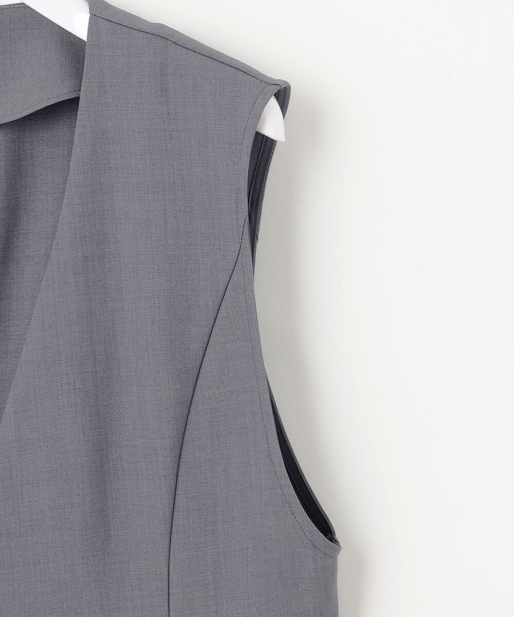 ANY SIS 【スタイリストコラボ】ジレ×ラメチュールスカート セットアップ 