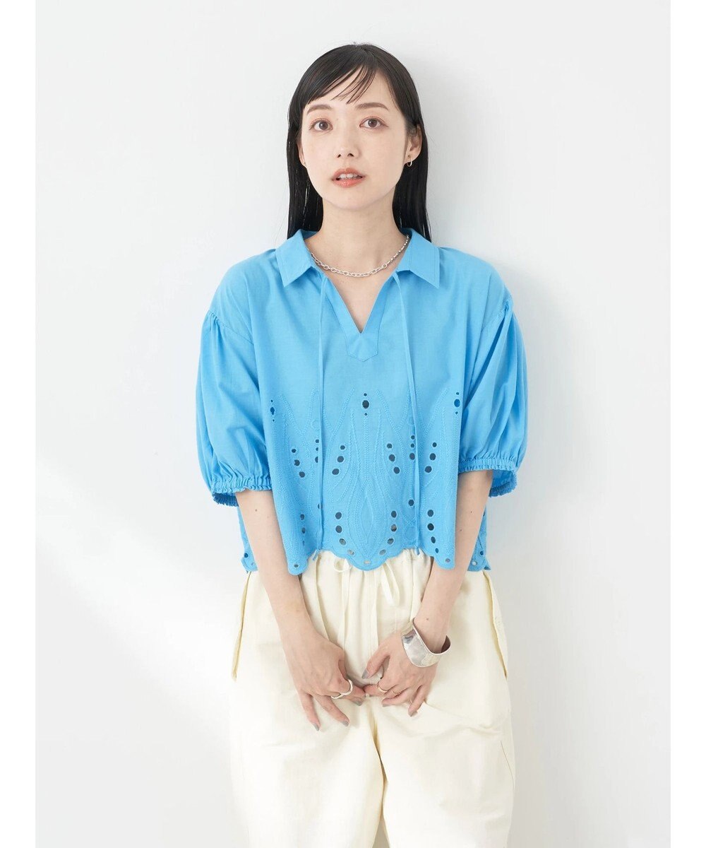 earth music&ecology エンブロイダリープルオーバー 