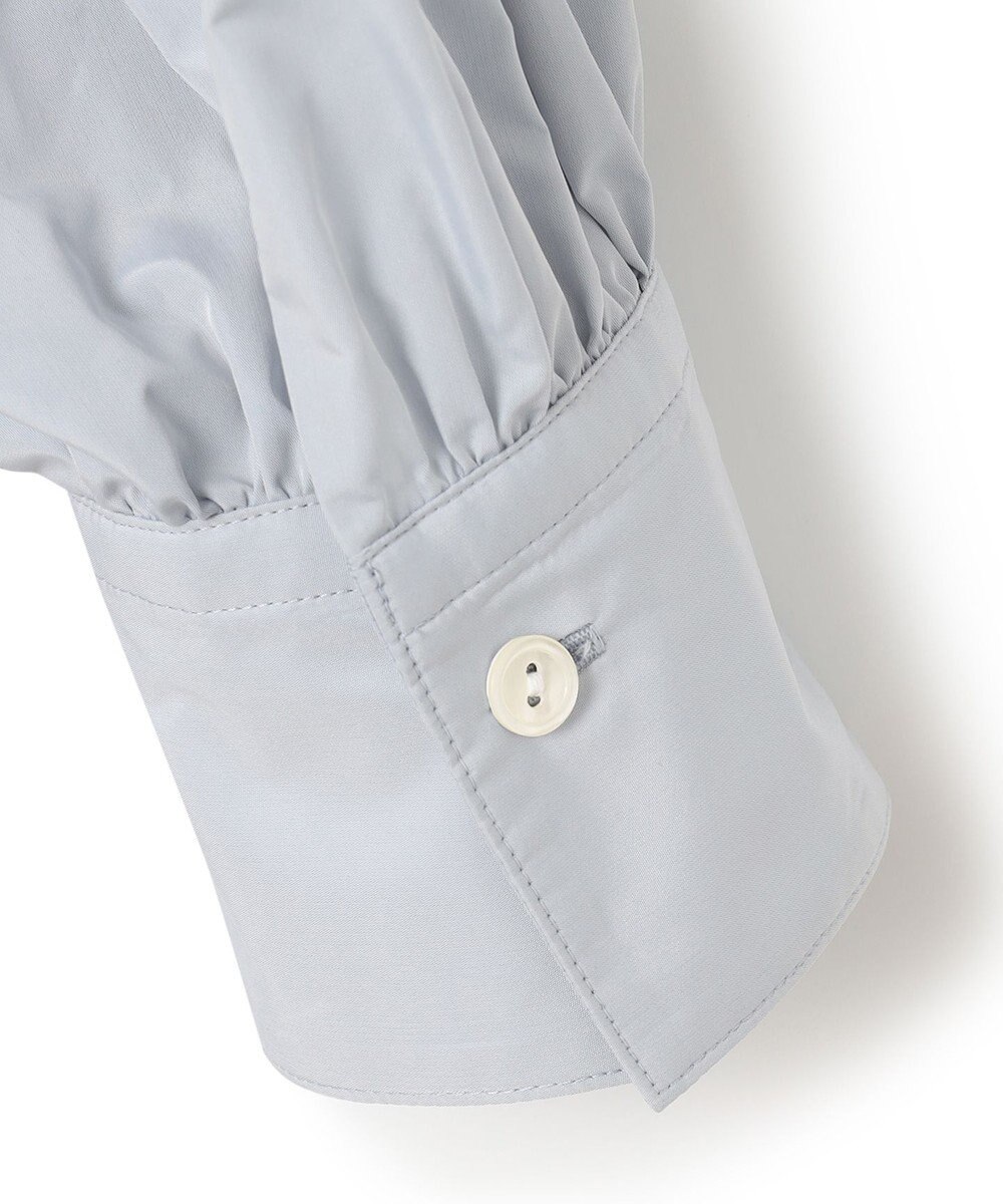 23区 【洗える】ライトメモリータフタ ボリュームボウタイ ブラウス 