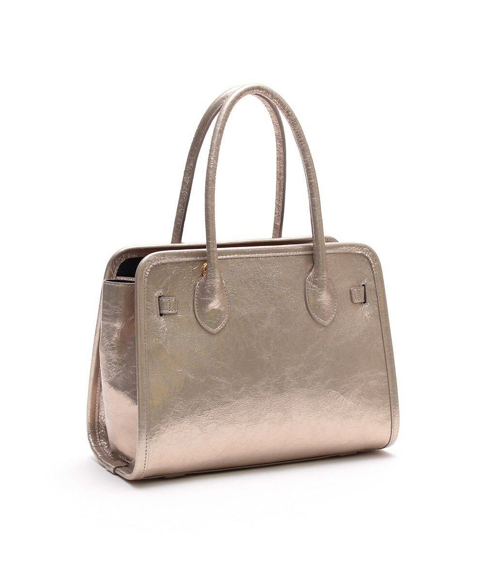 A.D.M.J. 【牛革】クラックメタル/イタリアンレザー前金具付トートM 