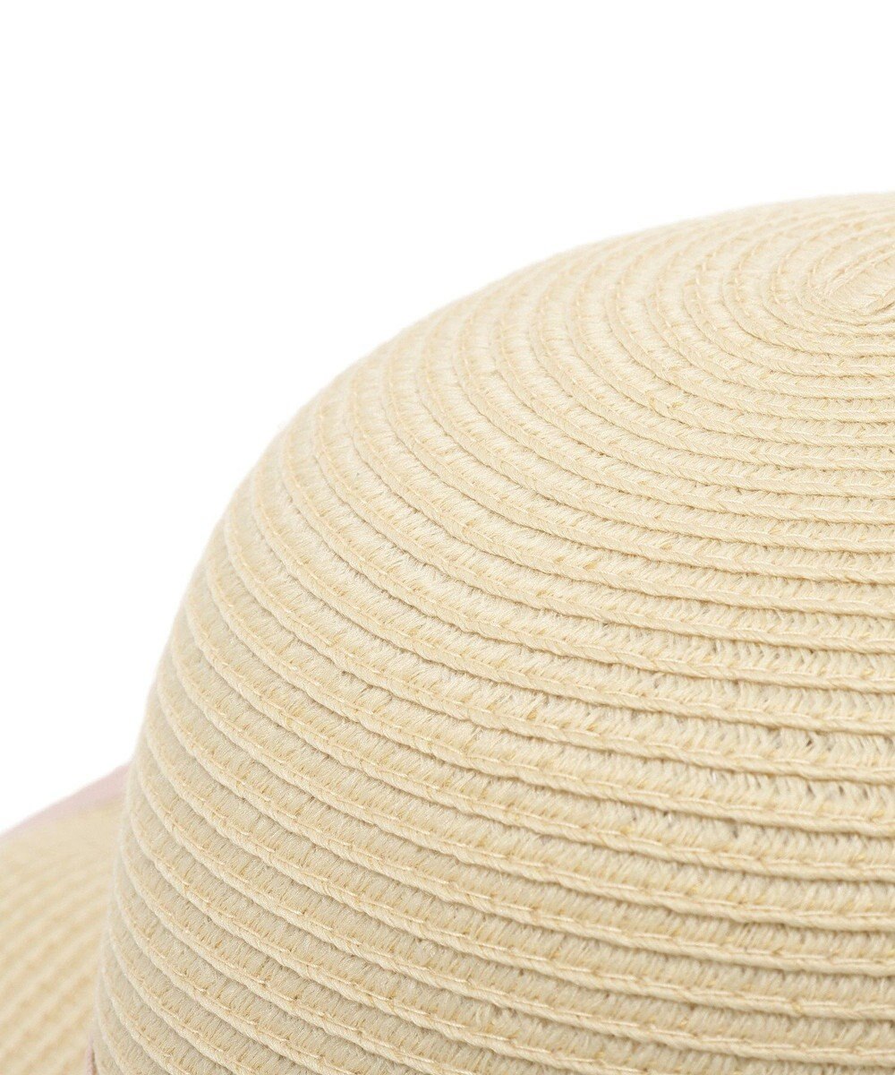 Maison de FLEUR 【手洗い可能】パールリボンスリットハット 