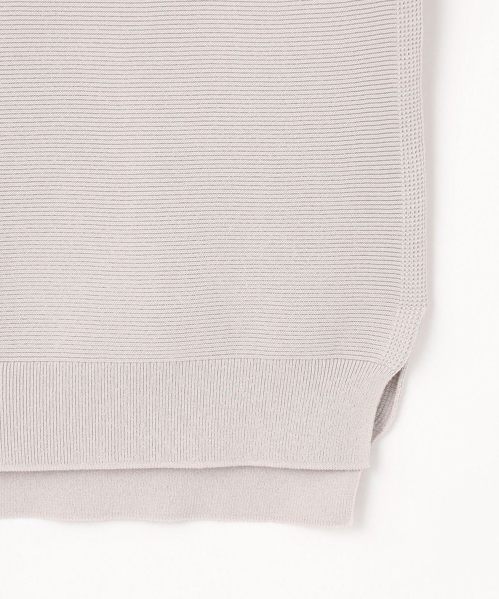 自由区 L 【WEB限定・洗える】コットンストレッチホールガーメントニット ベスト 