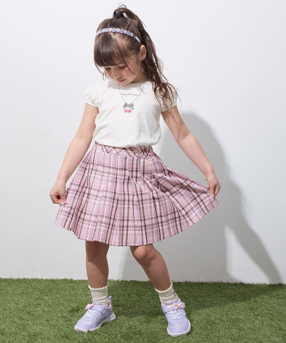 ANY KIDS ネックレス モチーフ Tシャツ 