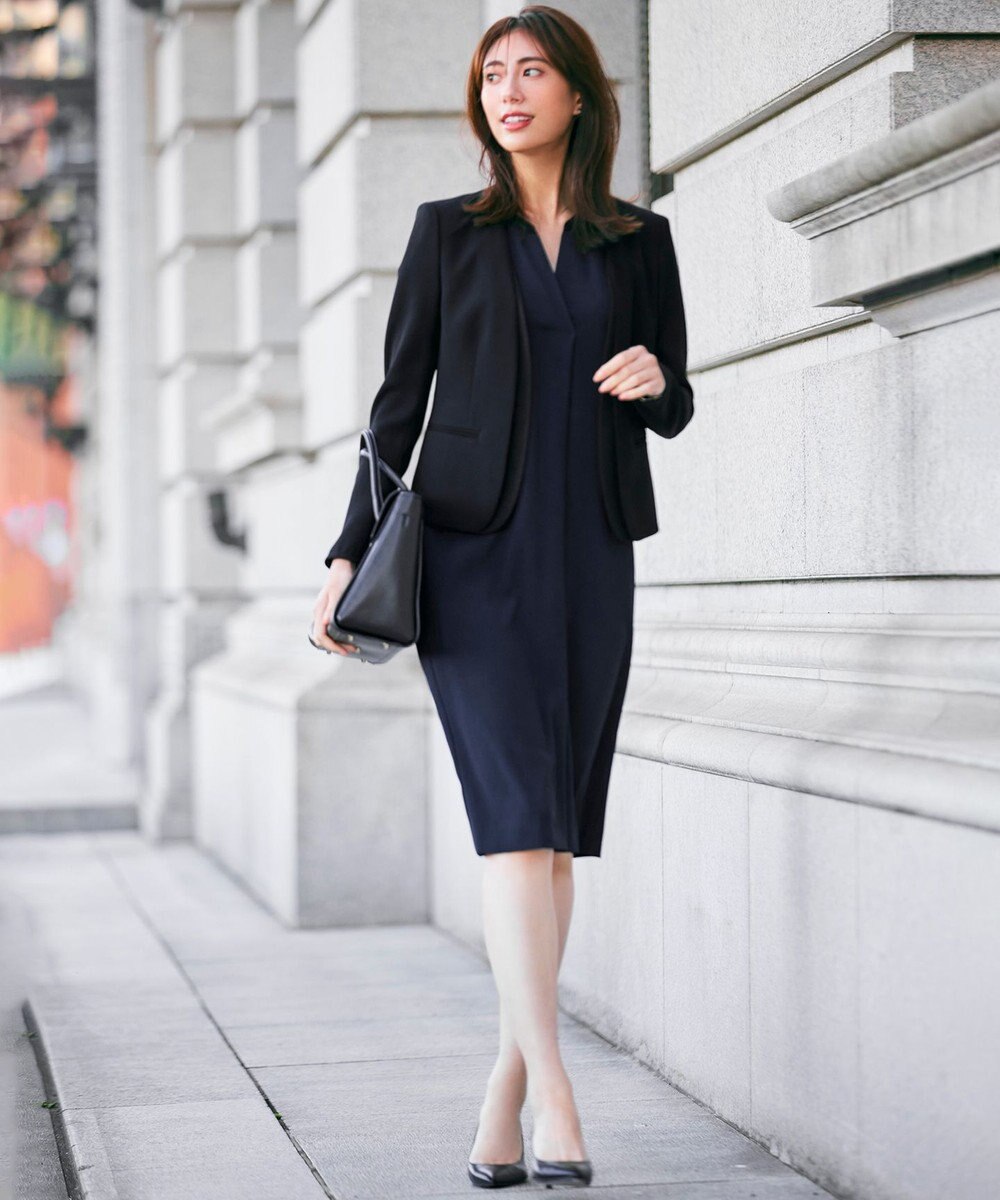 BEIGE， CINDY / Vネックワンピース 