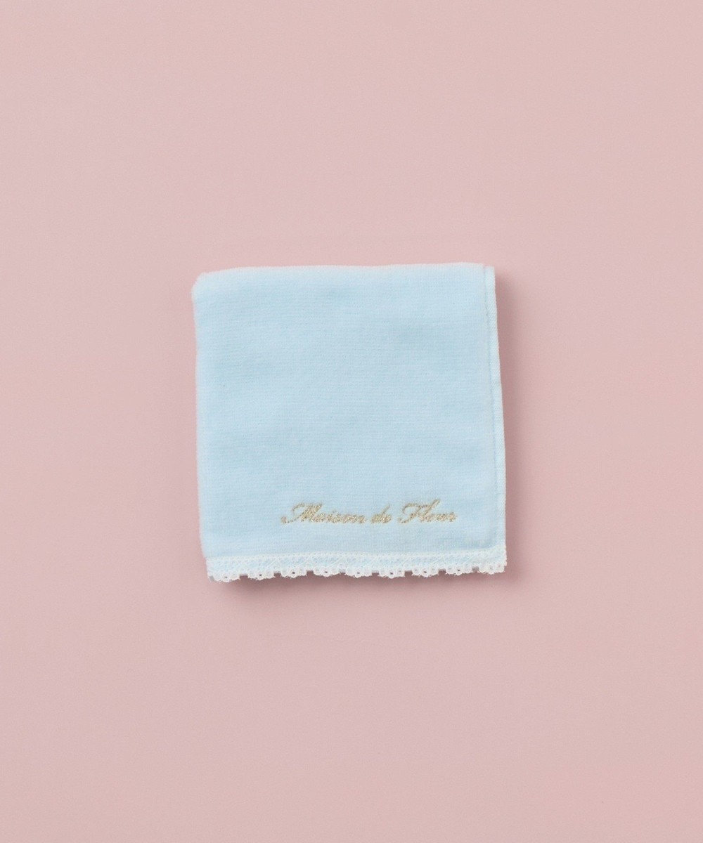 Maison de FLEUR アンダーレースタオルハンカチ 