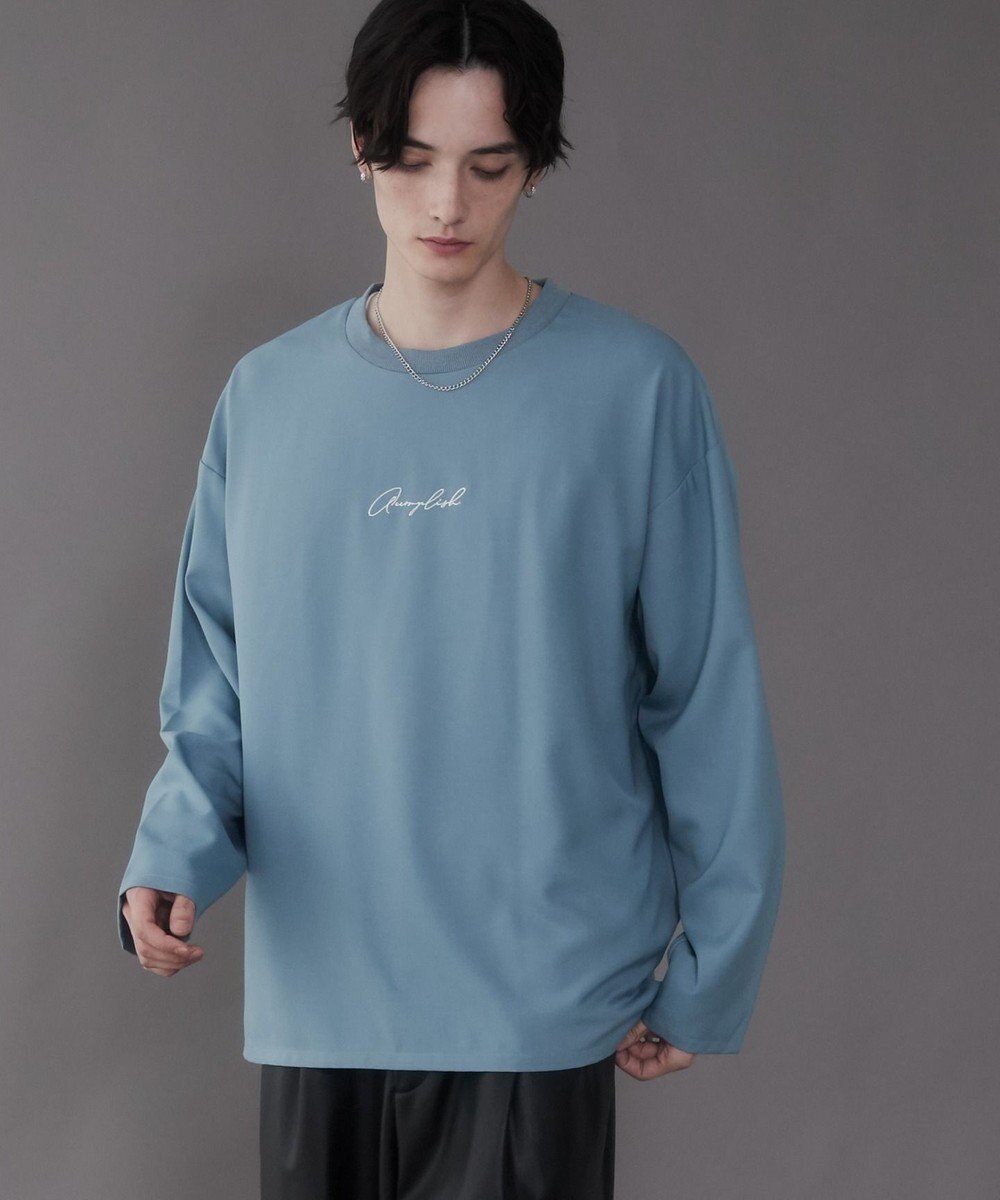 WEGO 【セットアイテム/軽量/シワにならない】ドライポリアンサンブルプルオーバーシャツ（LS） 