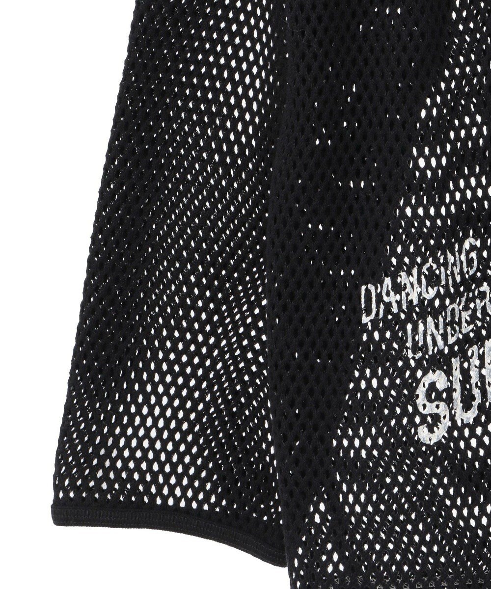 AMERICAN HOLIC 【WEB限定】ランダムロゴメッシュロングTシャツ/チュニック 