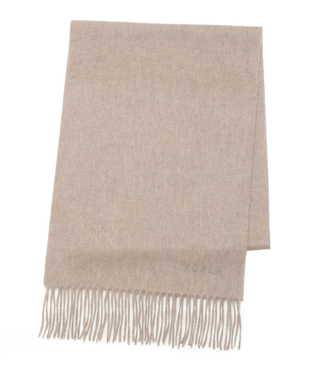 MOONBAT 【洗えるカシミヤ】FURLA カシミヤ100%無地マフラー／幅30cm 