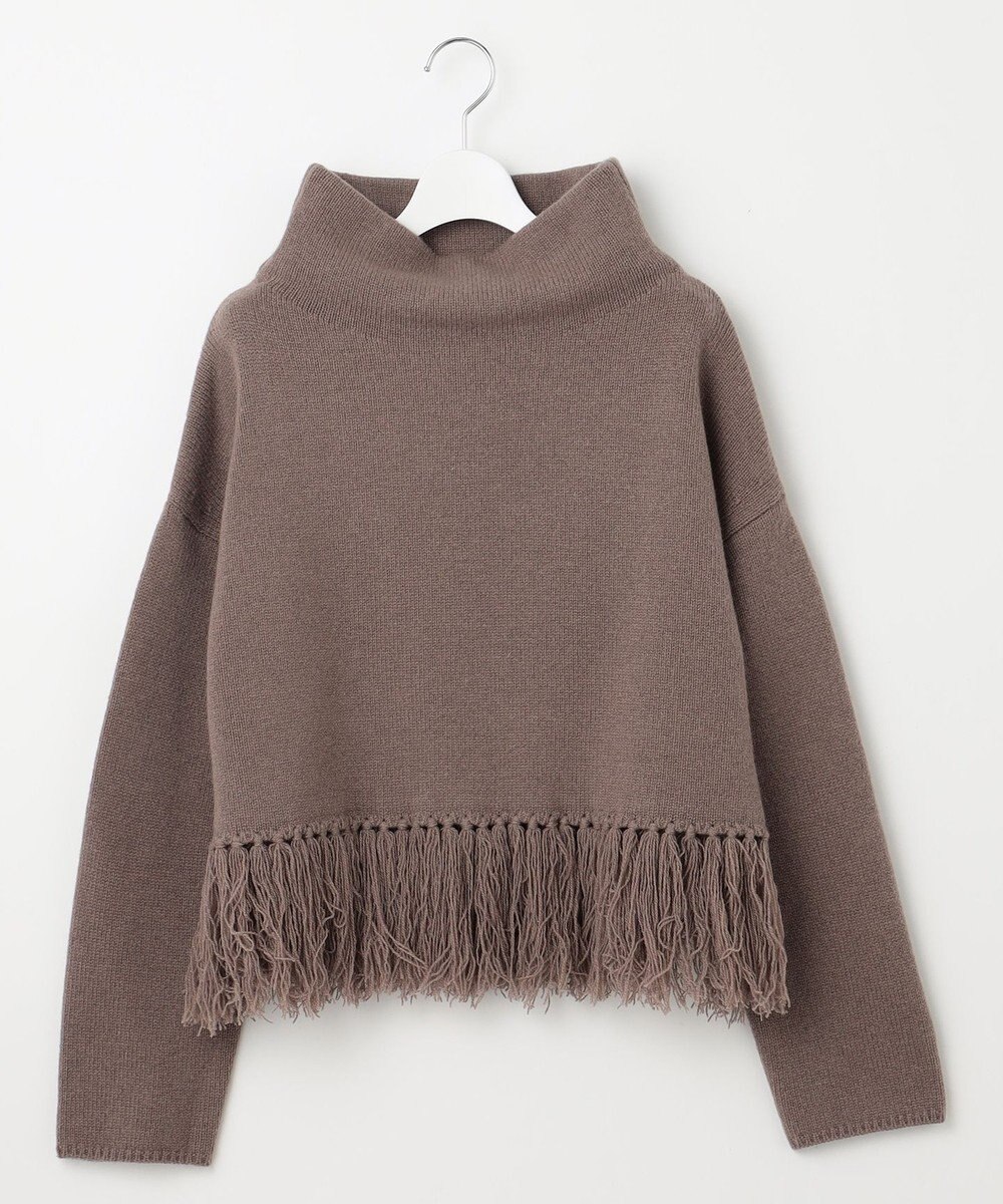 23区 【SLOW/一部店舗限定】ニットトータル フリンジ ニット 