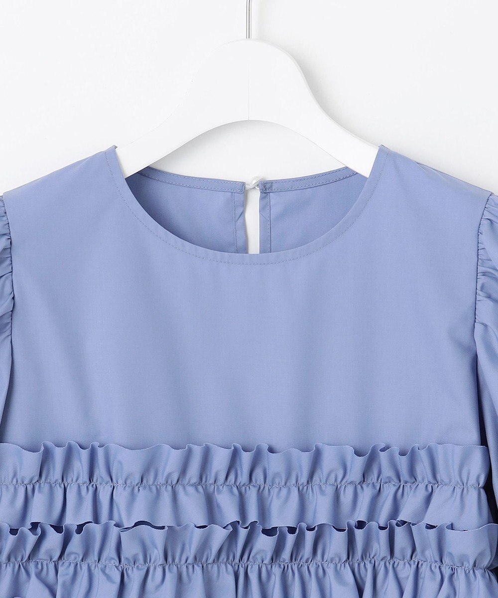 Feroux フリルギャザー ブラウス 