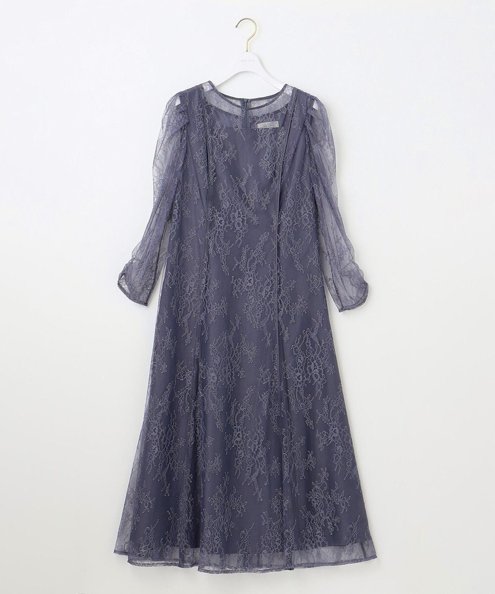 ANY SIS 【Lily Calin】クラシックナローレース ドレス 