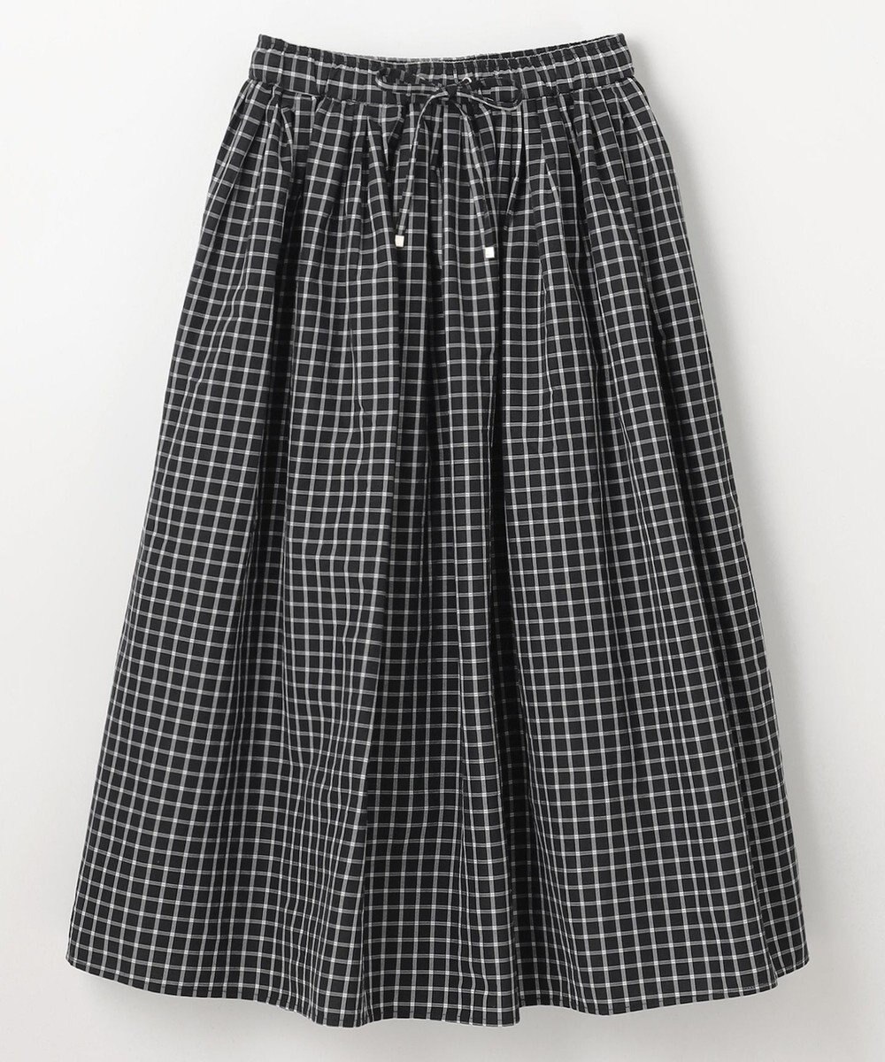 ANY L 【ウエストゴム】タックギャザーフレアスカート 