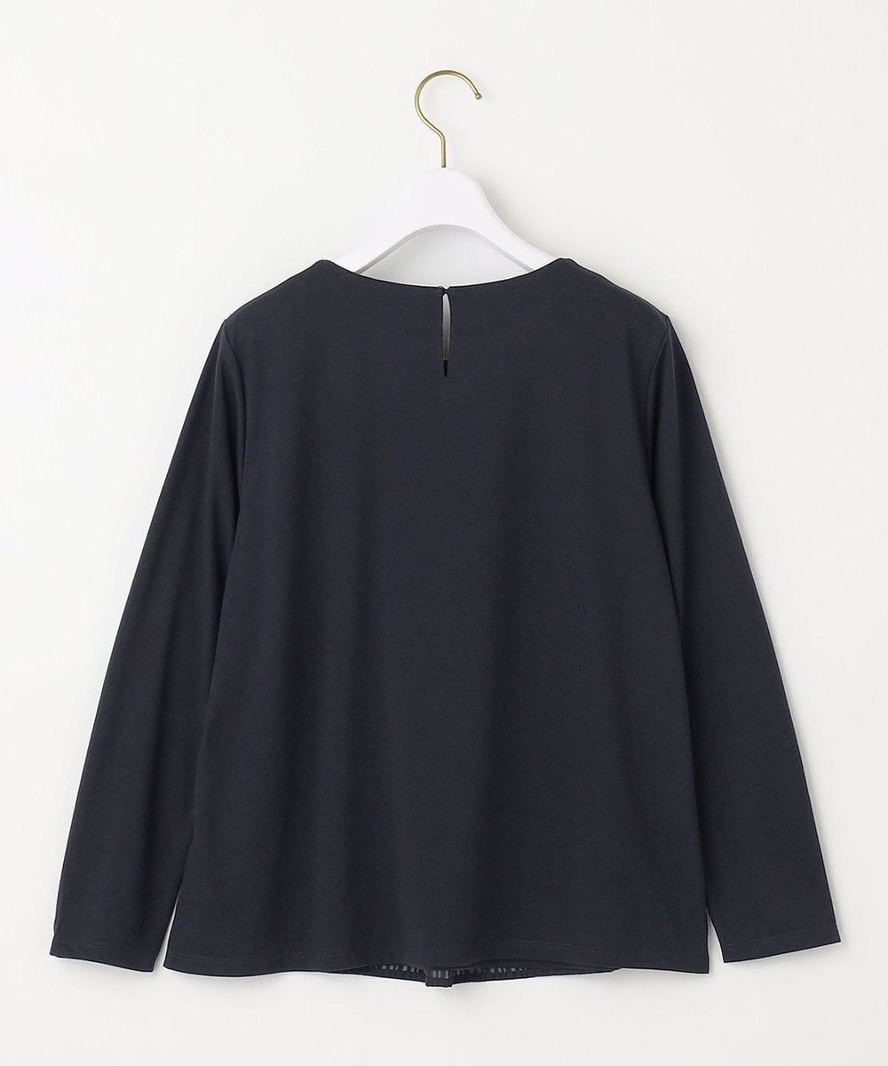 ANY SIS L 【吸水速乾・UVケア】コンフォートジャージー シフォンコンビ カットソー 