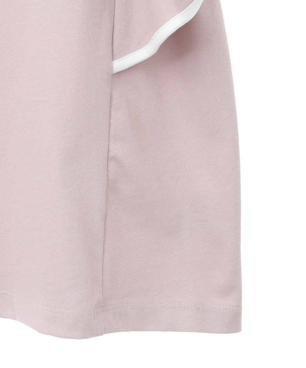 earth music&ecology 【接触冷感/洗濯機可】パイピングフレアスリーブカットソー 