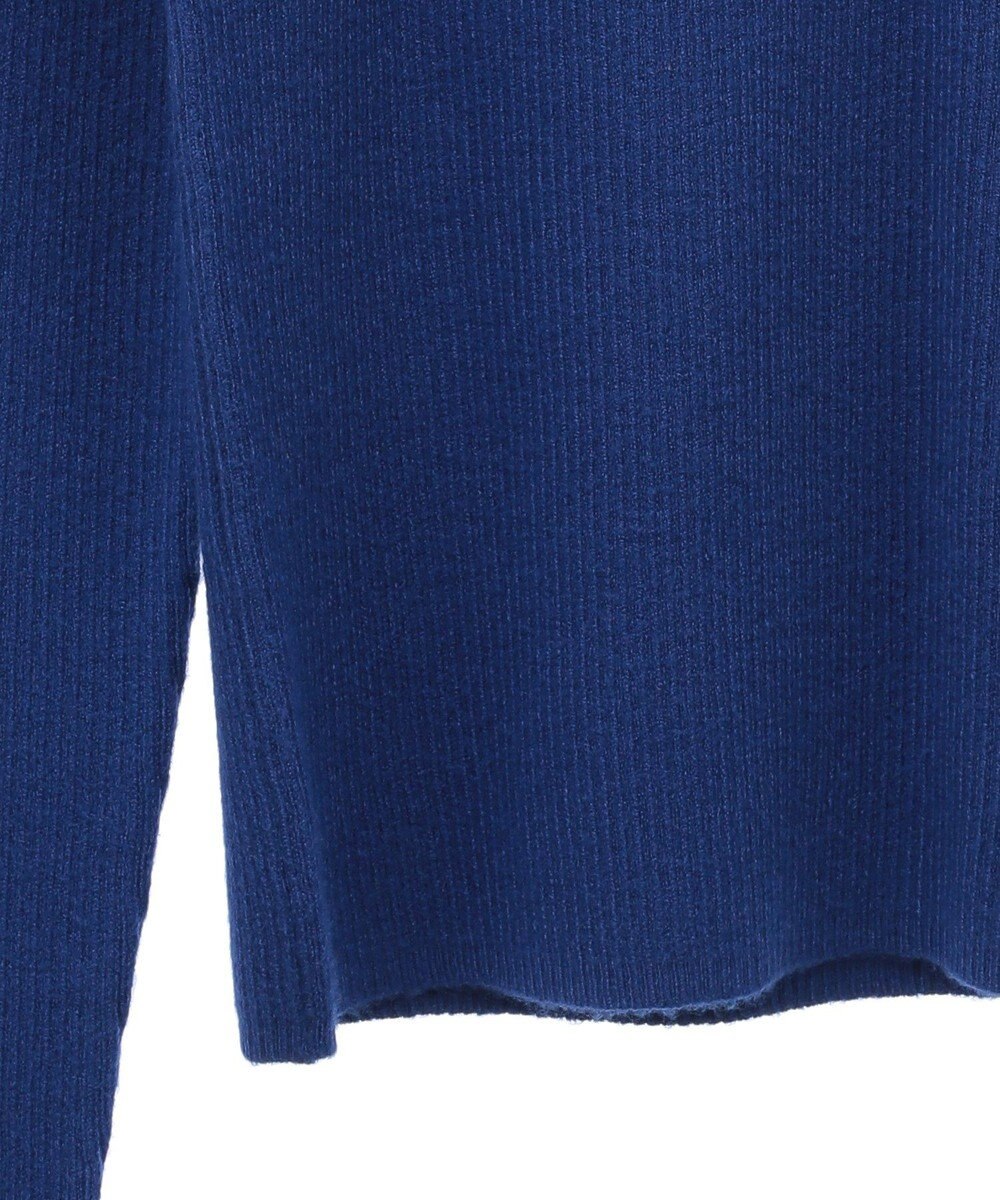 Green Parks もちやわ　袖口釦リブニットプルオーバー 